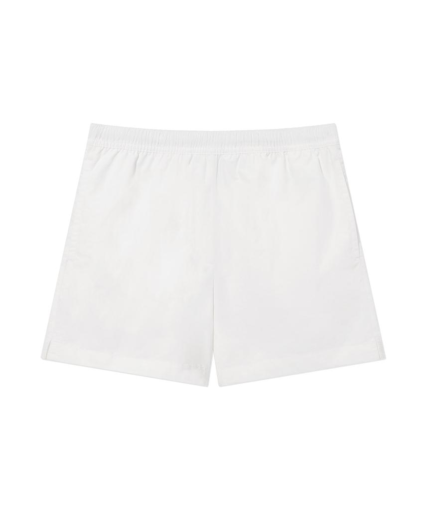 COVERNAT WOMAN Lightweight Nylon Shorts White