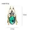Blucome 3 Colors Available Crystal Large Beetle Brooches for Women Fashion Vintage Bug Pin Insect Jewelry Good Gift