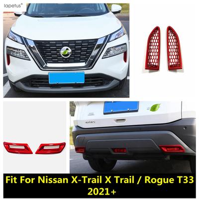Red Front Rear Bumper Fog Light Lamp Eyebbrow Frame Cover Trim Accessories For Nissan X-Trail X Trail / Rogue T33  - 2025
