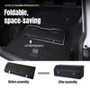 Car Trunk Organizer Organizers And Storage Suv Faux Leather Foldable Trunk Multi-Compartment Adjustable Auto Grocery Storage Box