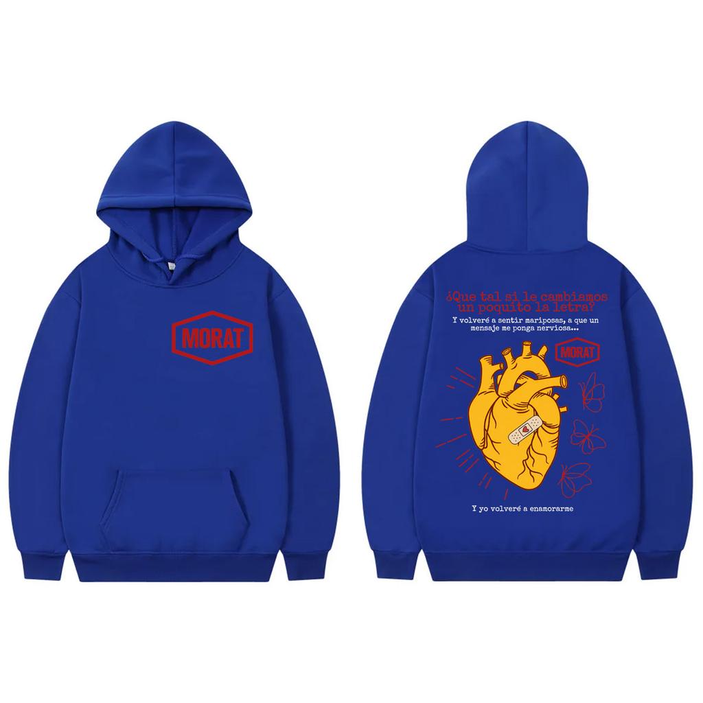 Morat Yem World Tour 2026 Graphic Hoodie Unisex Vintage Fashion Hooded Sweatshirts Harajuku Y2k Style Pullovers Streetwear