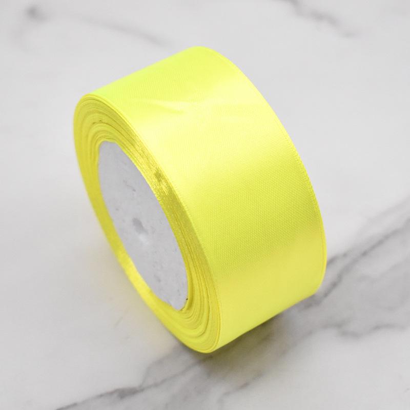 Hanfan 4cm Satin Ribbon for Wedding, DIY Crafts, Cake Decoration, Fresh Flowers & Gift Packaging.