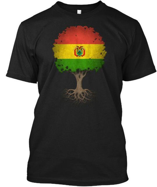 Tree Of Life With Bolivian Flag T-Shirt M