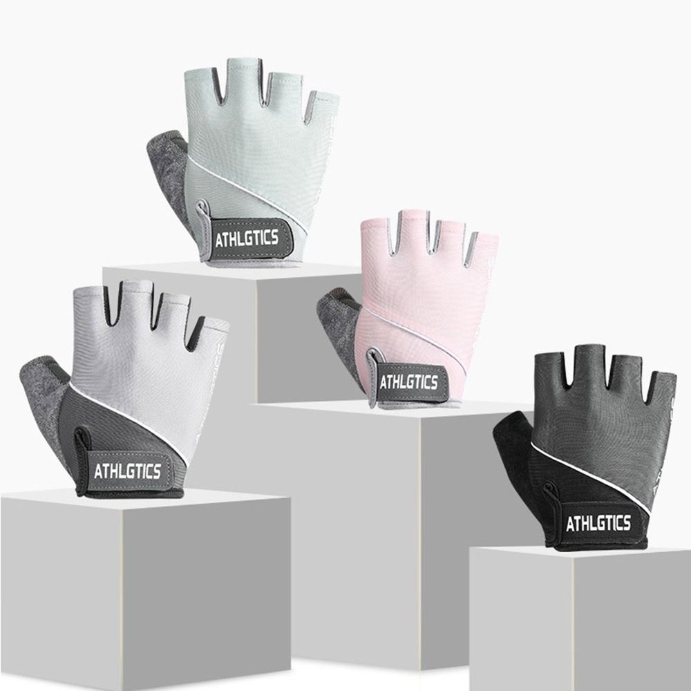 Anti Slip Summer Sunscreen Cycling Gloves Thin Training Exercise Fitness Gloves for Men Women