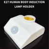 E27 LED 220V 110V PIR Motion Sensor White Switch 120° 2-6m Human Body Sensor Lamp Holder for Home Lighting Corridor Stairs Room