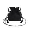 2023 New Retro Stylish Black Portable Women's Bucket Bag With High-end Feel