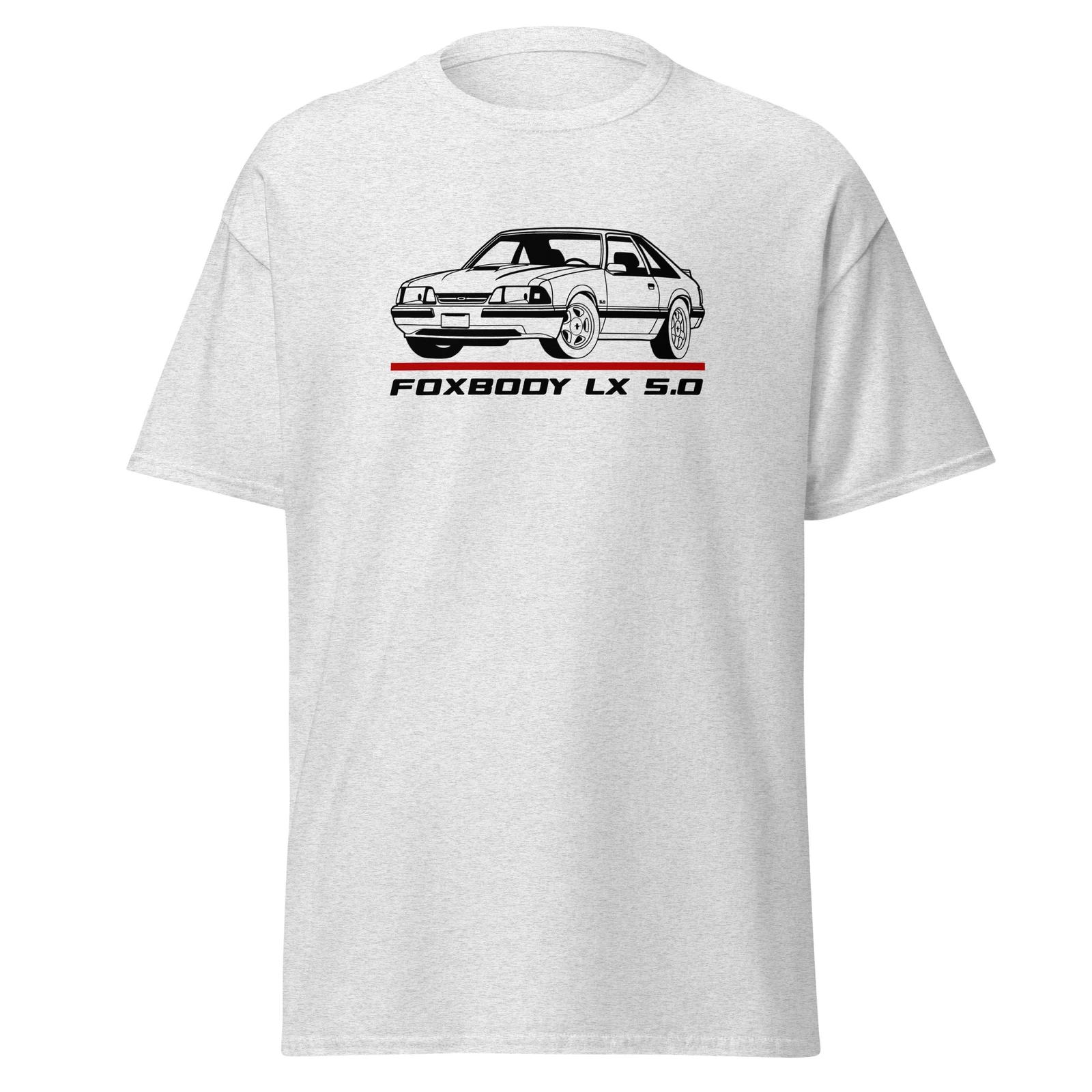 Premium T-Shirt For Ford Mustang Foxbody LX 5.0 Car Fans Birthday Gift Tee Shirt M