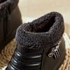 Alte Pekinger Schuhe Baumwollschuhe Winter weiche Sohle rutschfest Mittel- und alte Damenschuhe ältere Lederschuhe Samt warm Schneestiefel