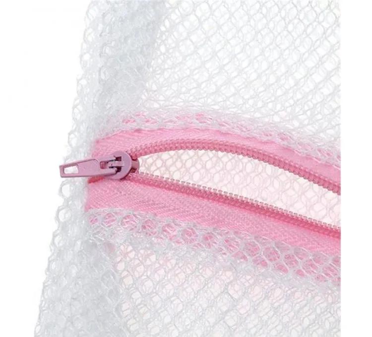 3 Size/set  Zippered Mesh Laundry Wash Bags Foldable Delicates Lingerie Bra Socks Underwear Washing