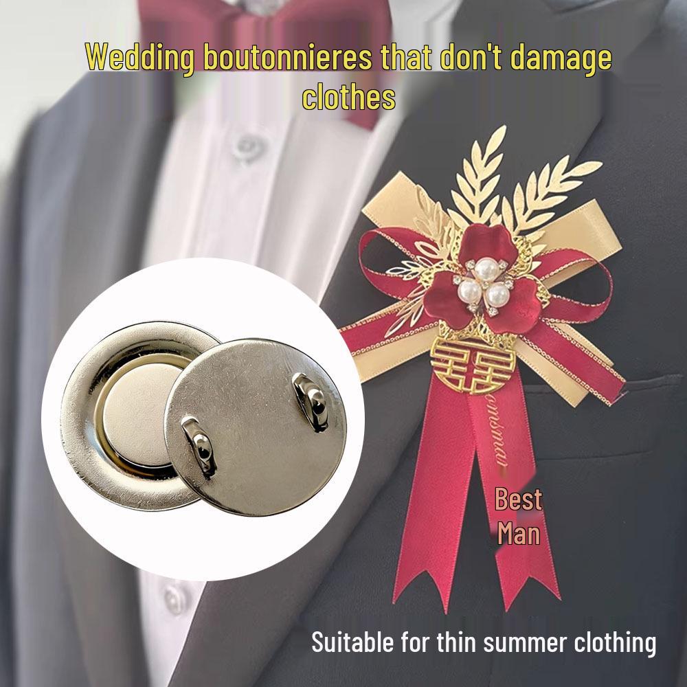 Instant Fridge Magnet Converter Pin - Strong Magnetic Brooch with Metal Buckle Fixation
