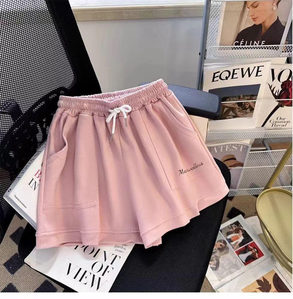 Women's Casual Korean Style Sports Suit: Trendy Summer Short Sleeve & Shorts Two-Piece Set