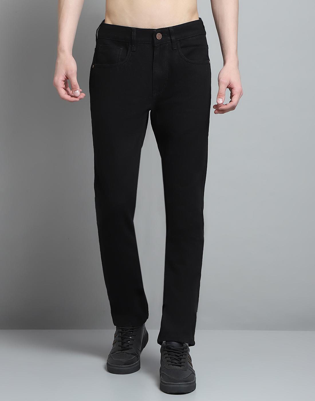 

Monte Carlo Mens Solid Black Mid Rise Regular Fit Jeans 36 чёрный