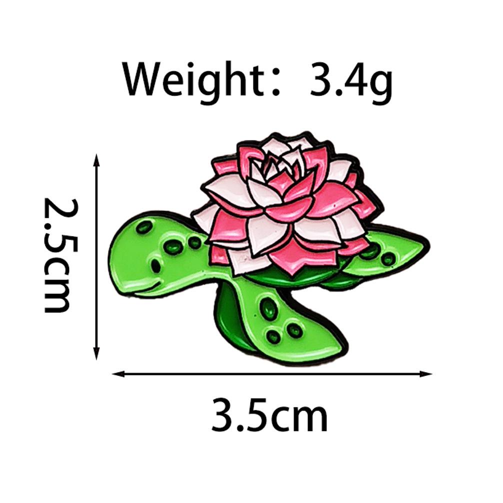 Butterfly & Hedgehog Cartoon Brooch with Fresh Flower Design - Metal Badge for Clothing & Backpacks