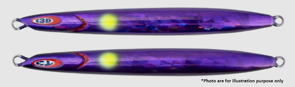 Jackall Metal Jig Anchovy Type 3 Flutter 160 Grams Purple (0019)