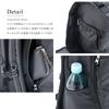 Rename Nylon Simple Black Double-Zip Backpack, Men's, Design,