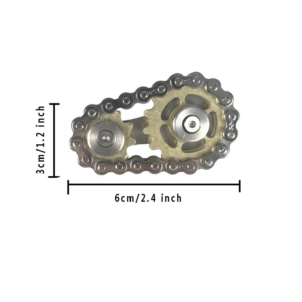 

Новые звездочки маховик гироскоп для кончиков пальцев звездочки цепи EDC металлическая игрушка зубчатая цепь гироскоп дропшиппинг звездочка шоссейный велосипед спиннер золотой
