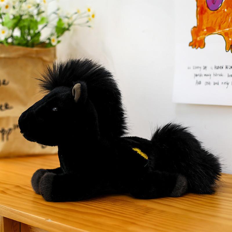 Cute Horse Animal Plush Toy Cartoon Stuffed Doll Kids Bedroom Gift Decoration