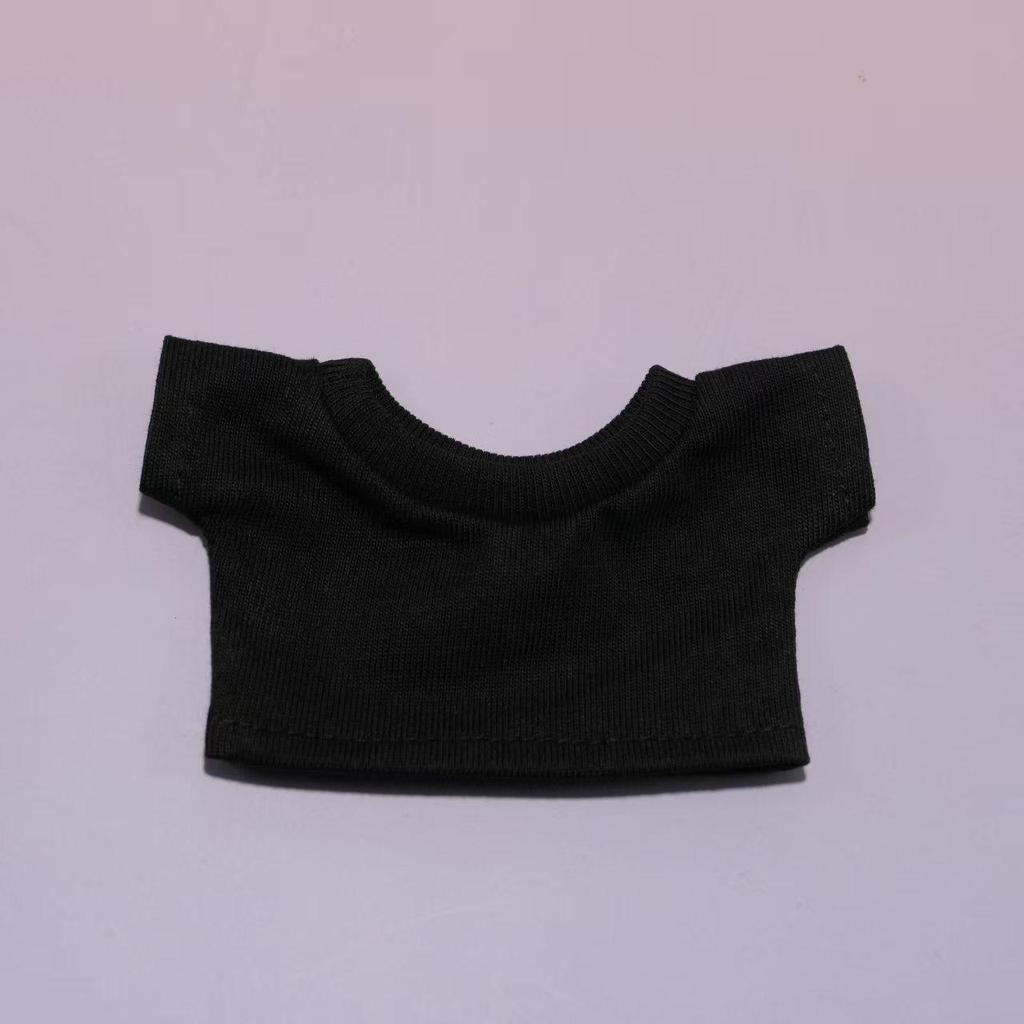 Labubu Keychain Pendant Outfit: Doll Jeans and Short Sleeve Set