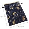 Handmade Workshop FUJITA Drawstring Bag with Japanese Wind God and Thunder God Made in Goshuin Book Goshuin Book Japanese Japanese Japanese Japanese