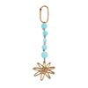 Sun Crystal Car Pendant: Pearl & Crystal Hanging Ornament for Interior Decoration