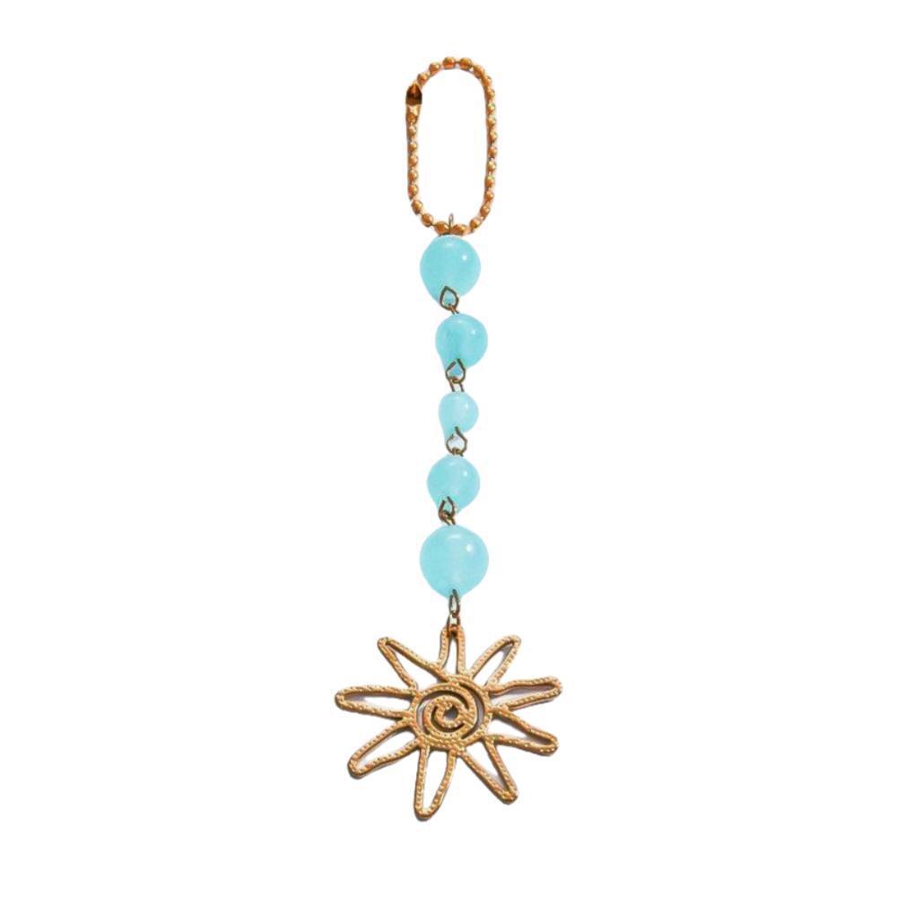 Sun Crystal Car Pendant: Pearl & Crystal Hanging Ornament for Interior Decoration