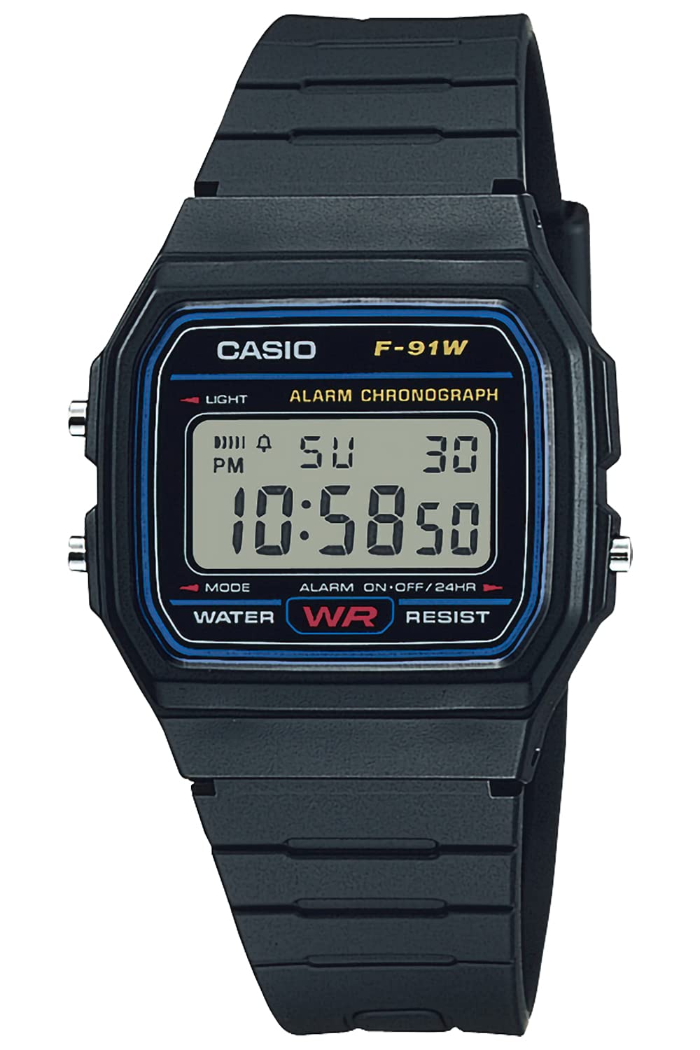 

Коллекция Casio Черные наручные часы F-91W-1JH Мужские