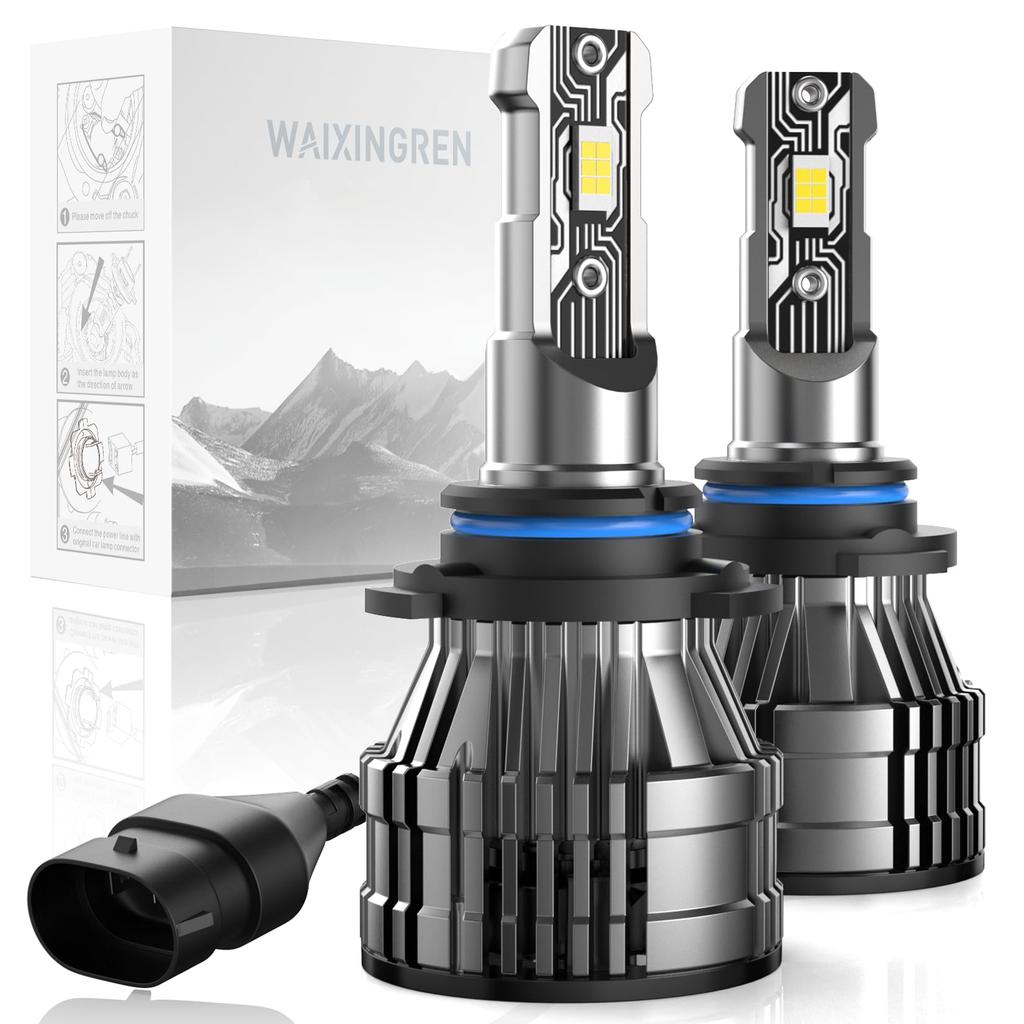 Faro LED HB4/9006, Luz Explosiva, Compatible con Inspección de Vehículos, Conmutación Hi/Lo, Tamaño Halógeno, 6x