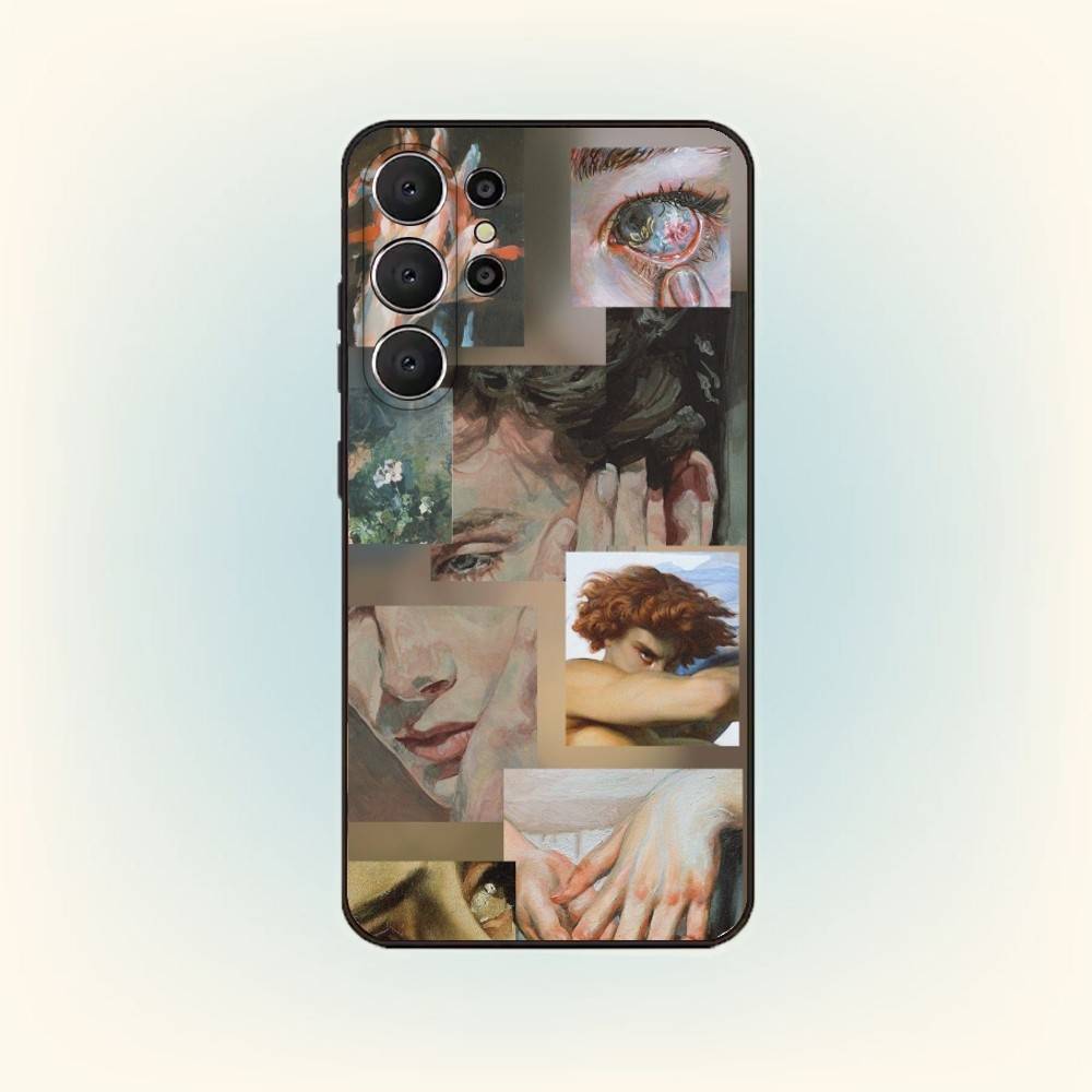 Renaissance Art Paintings Phone Case For Samsung S25,S24,S21,S22,S23,S30,Ultra,S20,FE,Lite,10,9,Black Cover