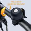 Metal Bike Bell for AirTag Case Hidden Bike Mount Holder GPS Tracker Bike Bell Anti-Theft for 0.87''/22.2 Diameter Handlebar