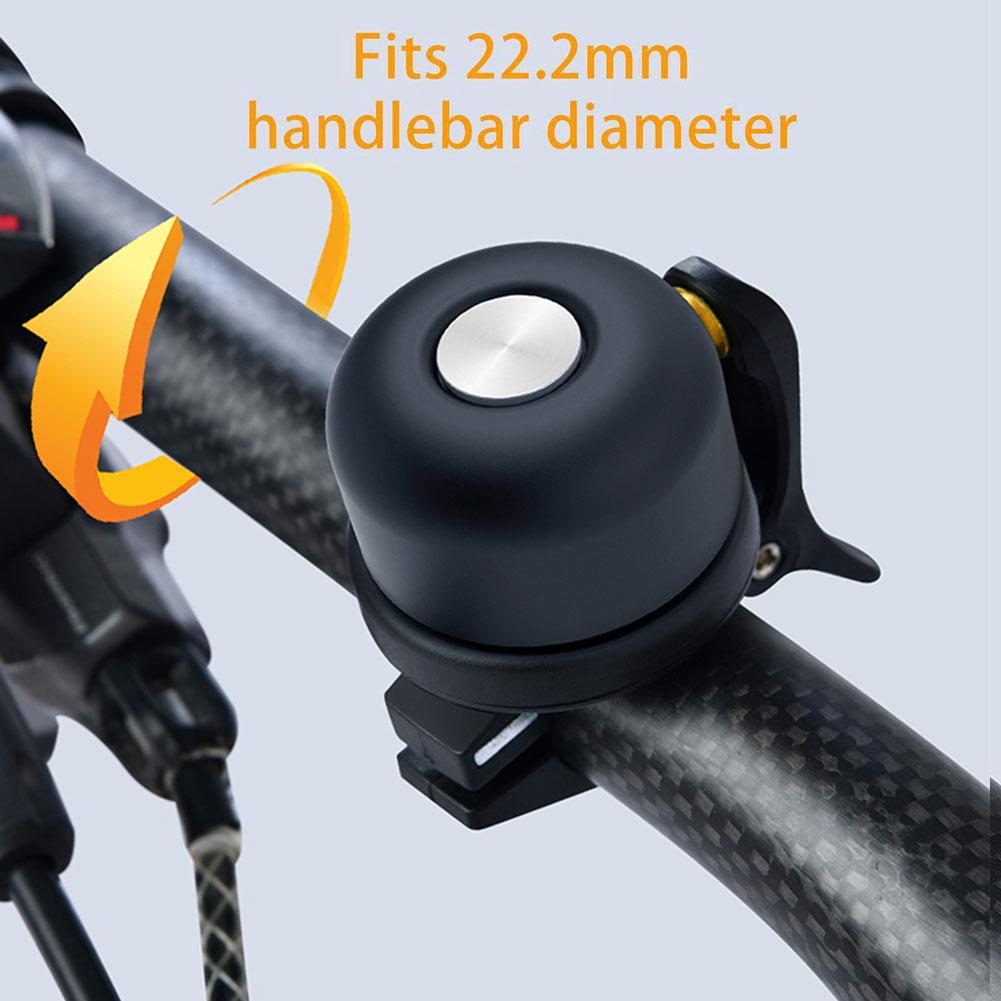 Metal Bike Bell for AirTag Case Hidden Bike Mount Holder GPS Tracker Bike Bell Anti-Theft for 0.87''/22.2 Diameter Handlebar