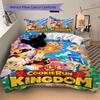 Cookie Kingdom Bedding 3 Piece Set HD Print Duvet Cover Pillowcases for Teens Adult Bedroom Decoration Christmas Gift