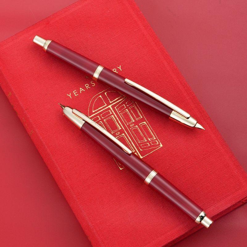 Burgund Limited Edition!!! JINHAO 20 Druck-Füllfederhalter Einziehbar Tinte-Konverter Schreibwaren Schulbedarf PK 10 A1