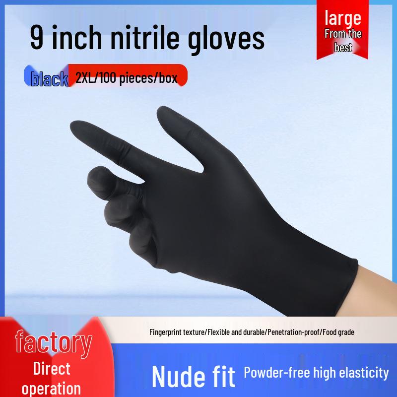 Food Grade Nitrile Gloves for Kitchen, Salon, and Dental Use