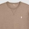 Polo Ralph Lauren Ss24 Solid Logo Pattern Embroidered Crew Neck Long Sleeve Sweatshirt Men Sweatshirt Dark-Gray-Brown MNPOKNI16823462-200