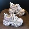 New Mesh Breathable Thick-soled Heightening Dad Shoes Women's Summer Small Sports Lightweight Fashion Casual Shoes