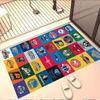 Basketball Print Rug, Washable Floor Carpet, For Entryway Dorm Laundry Room Office Study, Home Decor Birthday Christmas Gift