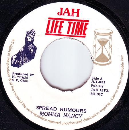 

7inch Record MUMA NANCY Spread Rumours JLT032 Jah Life Time Jamaica Reggae Ska Dub Used