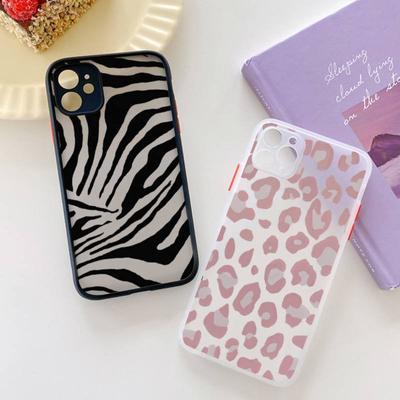 Iphone 11 leopardí pouzdro Zebra Hovězí pruhovaný vzor potisk průhledné Pouzdra na telefon Pro iphone 11 13 12 7 8 plus mini x xs xr pro max