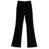 Women's Black High Waist Extra Long Flare Jeans - Spring 2025 Collection