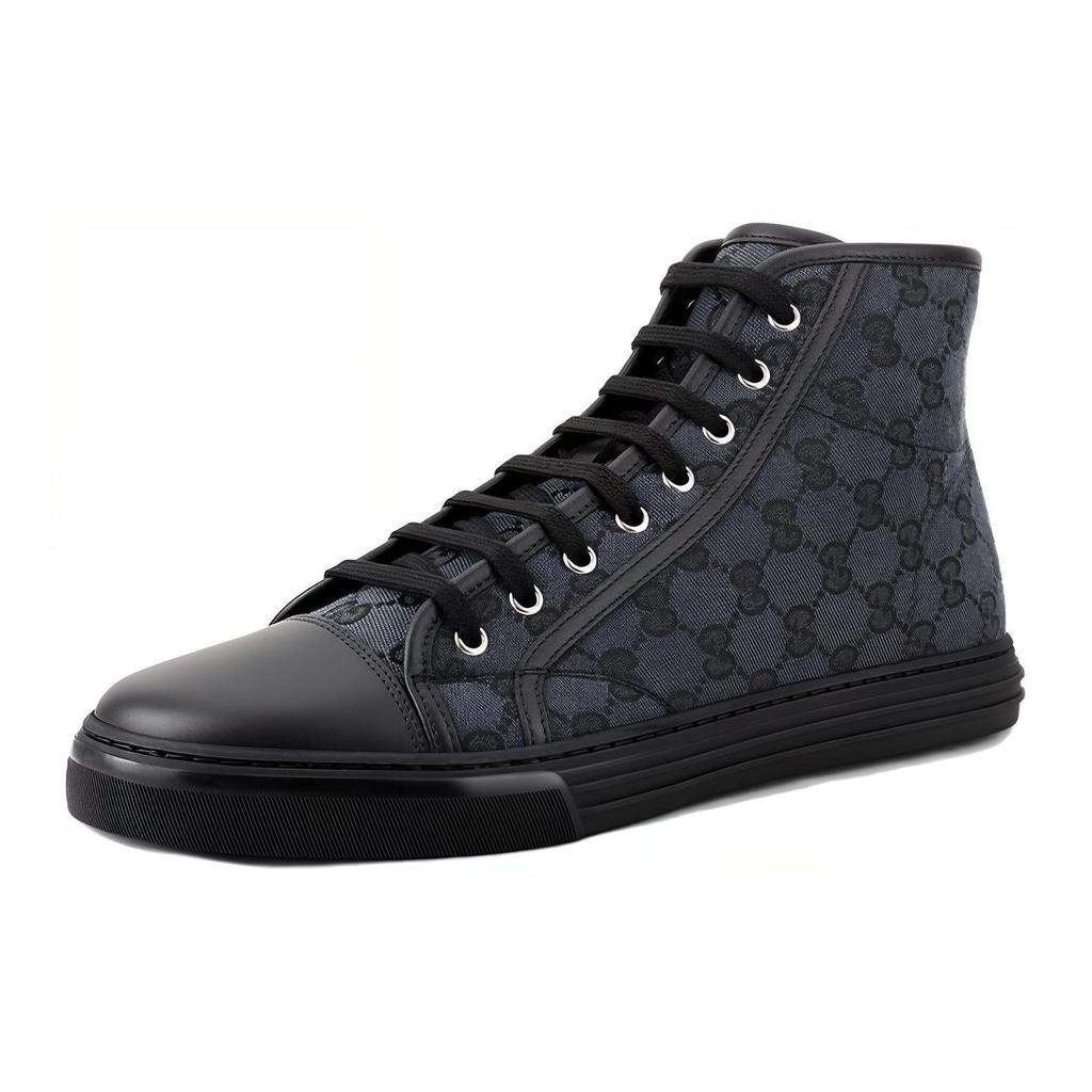 Gucci GG Canvas High Top Sneakers Grey 426188 KQWM0 1948