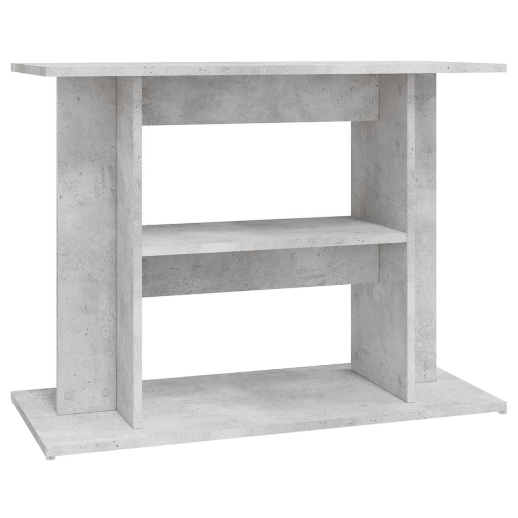 Aquariumunterschrank Betongrau 80 x 35 x 60 cm Holzwerkstoff