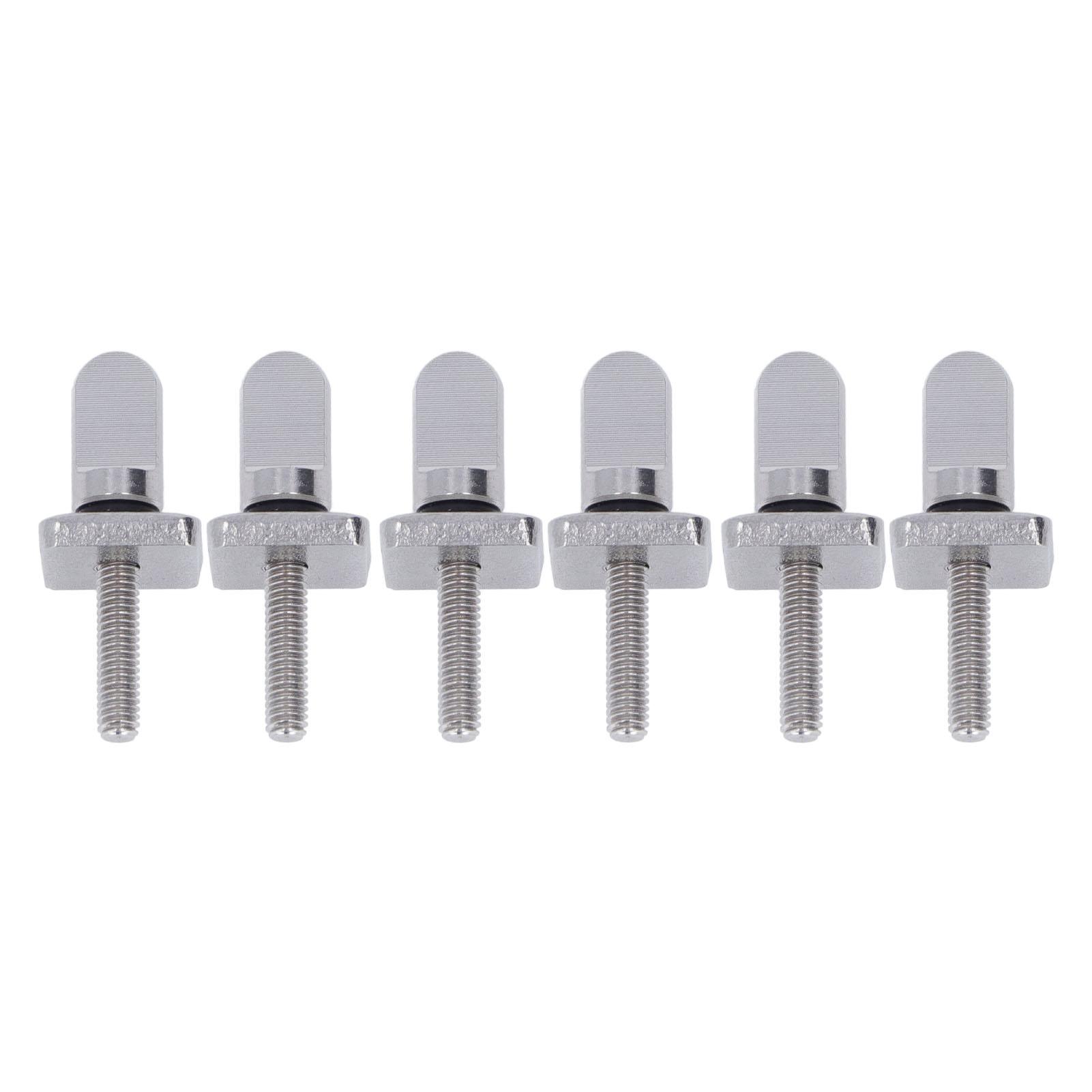 

6 Pcs Fin Screw M4 Thread 316 Stainless Steel Strong Rust Resistance Thumb Fin Screw for Surfboard Longboards Veneers