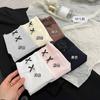 Summer Women's Ice Silk Underwear with No Trace Breathable Mid Waist Lace Triangle Underwear for Women