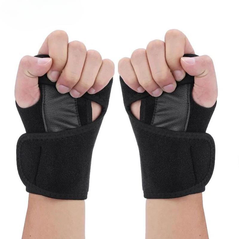 

1 шт., бандаж для поддержки запястья подходит для обеих рук и помогает при туннеле запястья, артрите и растяжениях при слабых и воспаленных запястьях