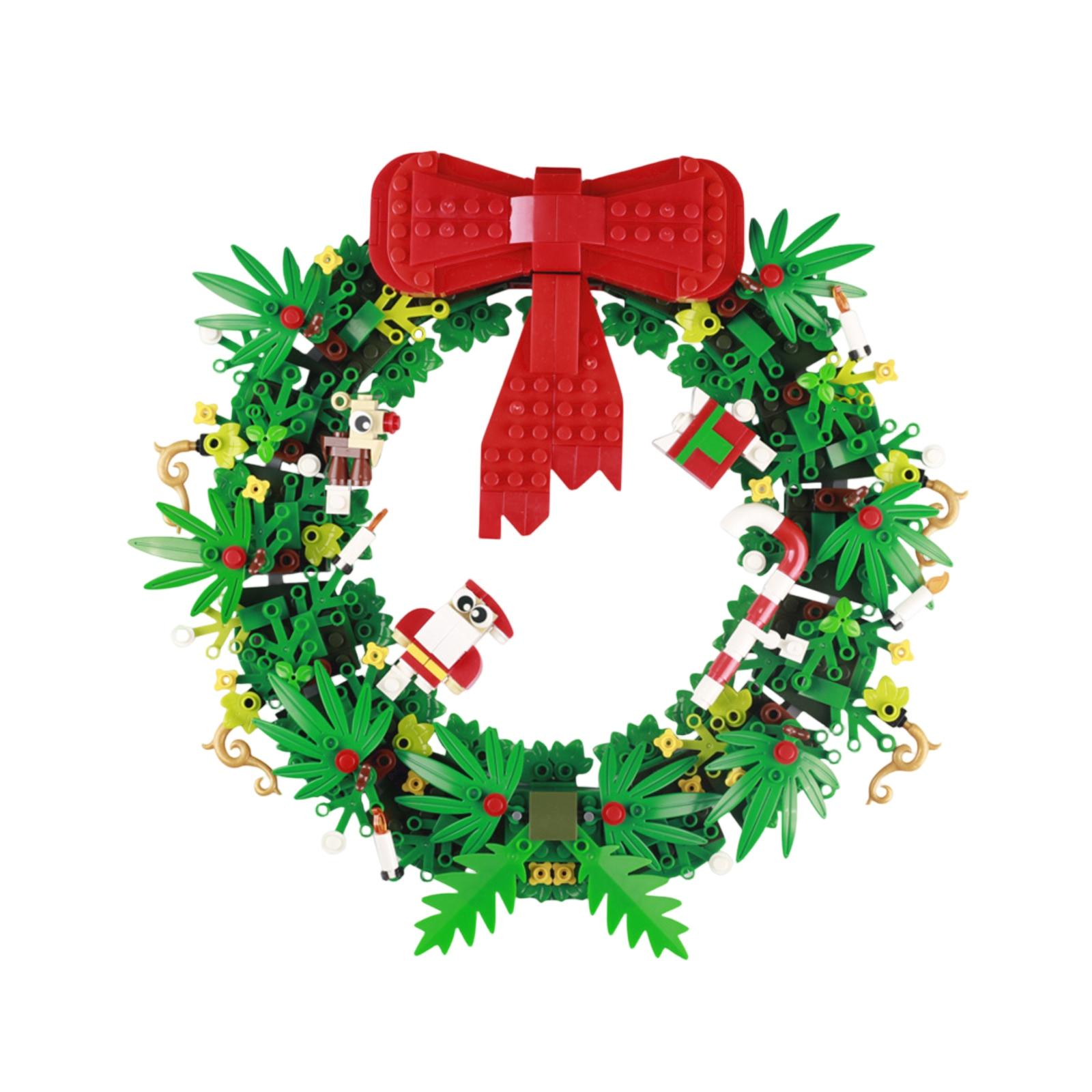 

Рождественские венки, Новогодние товары для украшения дома, Сборка, Маленькое строительство, Игрушки, Подарки One Size зелёный