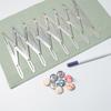 Expandable Sewing Gauge Expanding Sewing Gauge Button Guide Spacing Divider Device for Buttons Pleats & Crafts