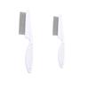 Pet Dog and Cat Flea Dedicated Cat Comb Hair Removal Dense Flea Removal Grooming Comb with Stainless Steel Teeth Set of 2 Comb, Comb, Cleaner, Tool,