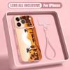 Seaside Coconut Print Hand Strap Case For iPhone 17 Pro Max Hybrid TPU+PC Magnetic For Magsafe Matte Cover For iPhone 16 15 14 13 Pro Max