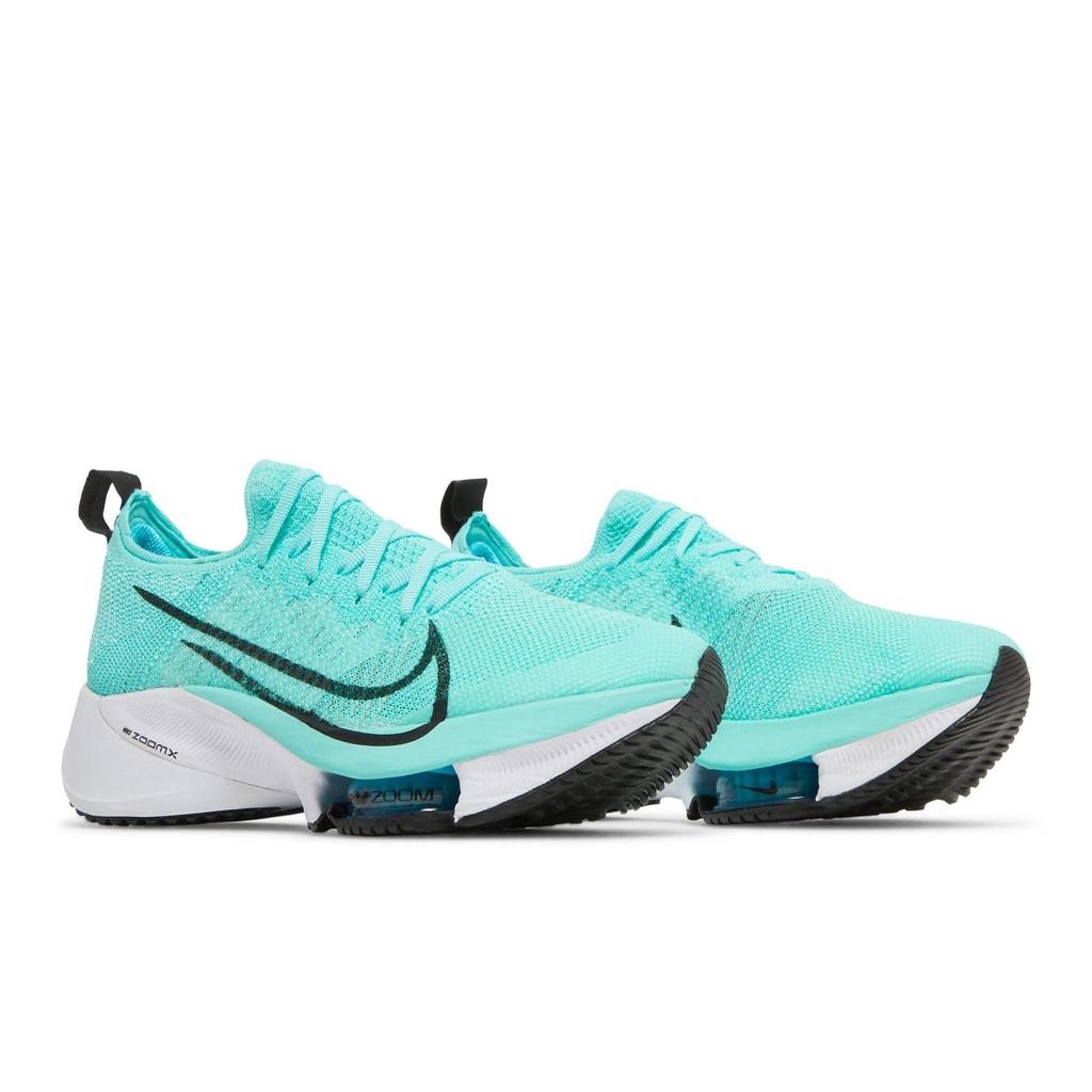 Nike Womens Air Zoom Tempo NEXT% Flyknit 'Hyper Turquoise' (women's Sizes) Hyper Turquoise / Chlorine Blue / White / Black Running Shoes