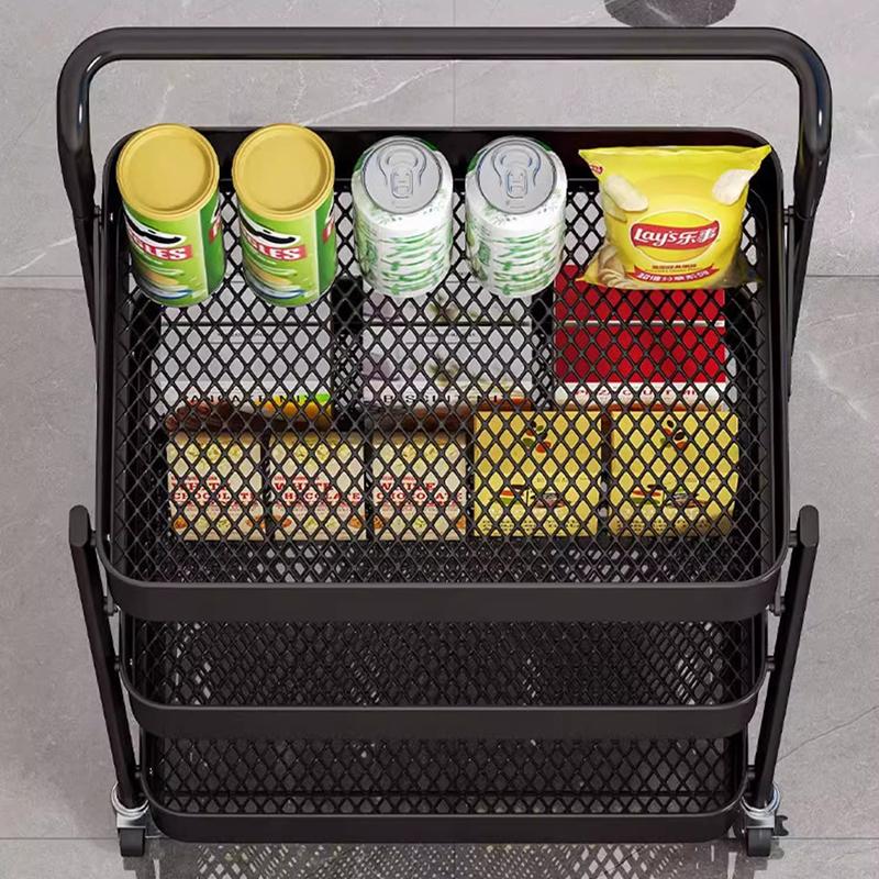 Kitchen Storage Holder Household Removable Foldable Storage Rack Multi-purpose Bedroom Toy Cosmetics Organizers Racks on Wheels